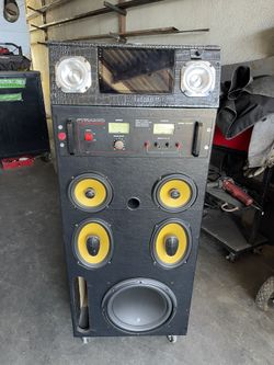 Cajon Para Sonido De Carro 