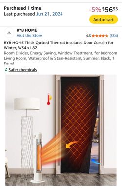 Insulated Door Curtain