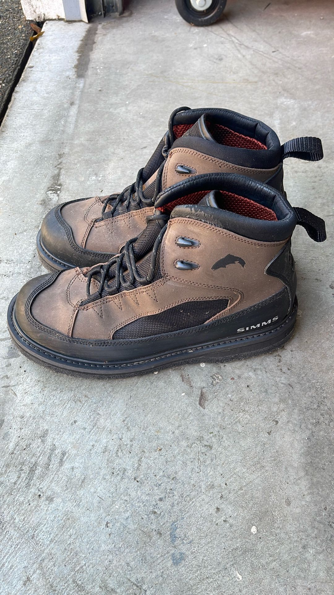 Simms Wading Boots Size 12