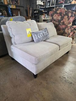 Armless creme colored sofa, just $35