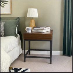 Pre-assembled Alleen Solid Wood Top End Table With Storage - 2 Available-price Shown Us For 1