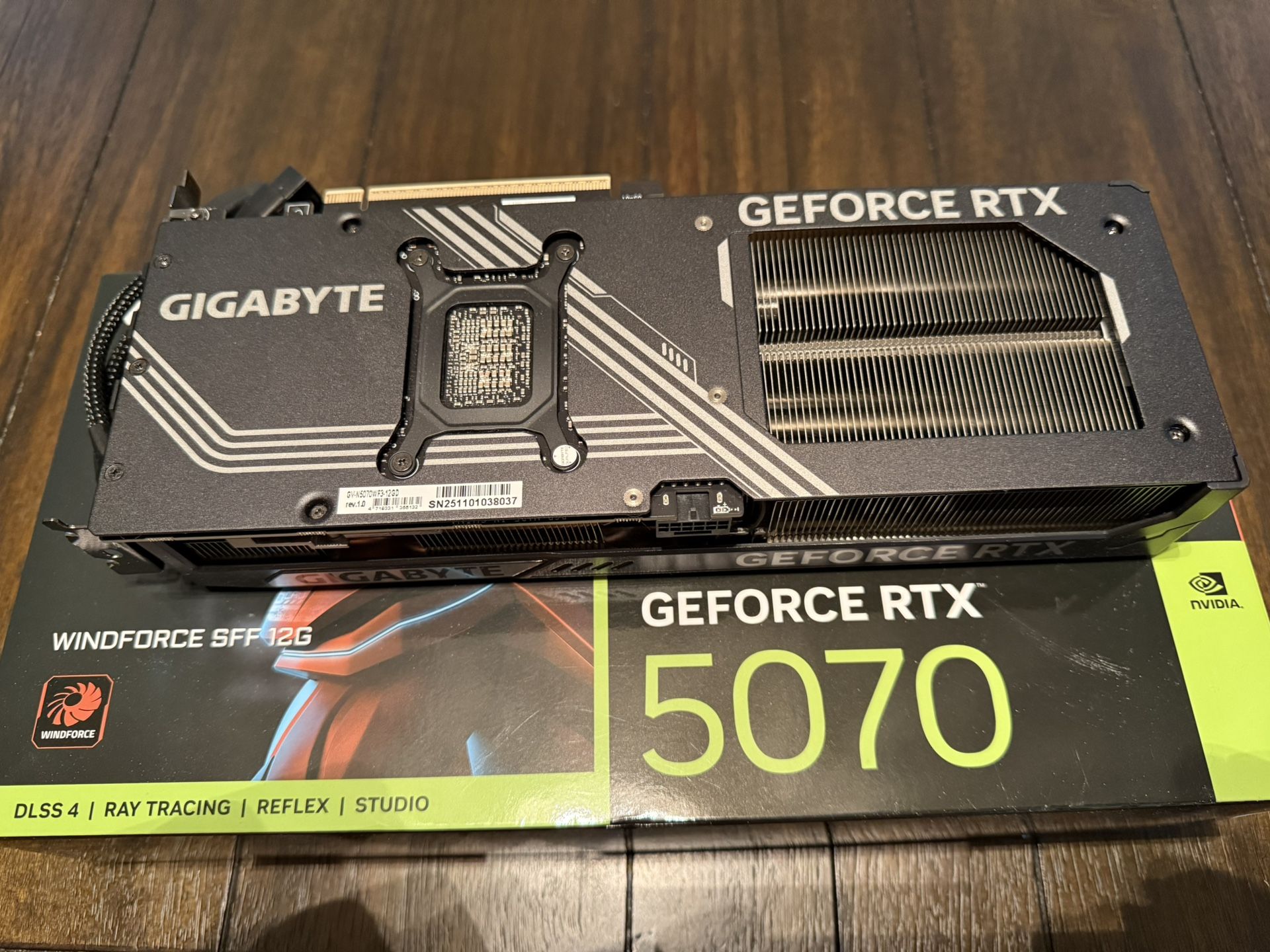 Gigabyte RTX 5070 Windforce 12GB DDR7 PCIe 5.0
