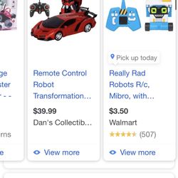 Remote Car And Robot