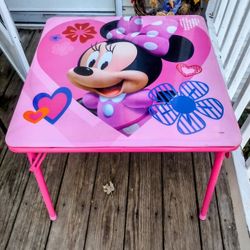 Disney Minnie Table for Kids Good Condition 