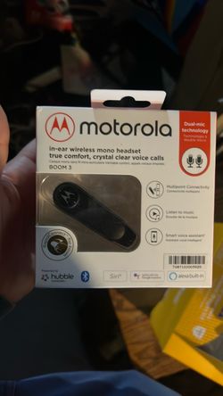Motorola Boom 3 Wireless Mono Headset