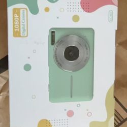 Digital Camera, FHD 1080P Digital Point and Shoot Camera with 16X Zoom Anti Shake, 32GB Card, Compact Small Camera for Boys Girls Kids, Pink