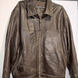 Roundtree And York Leather Lambskin Jacket
