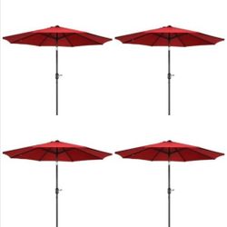 Patio Umbrella Red Color 