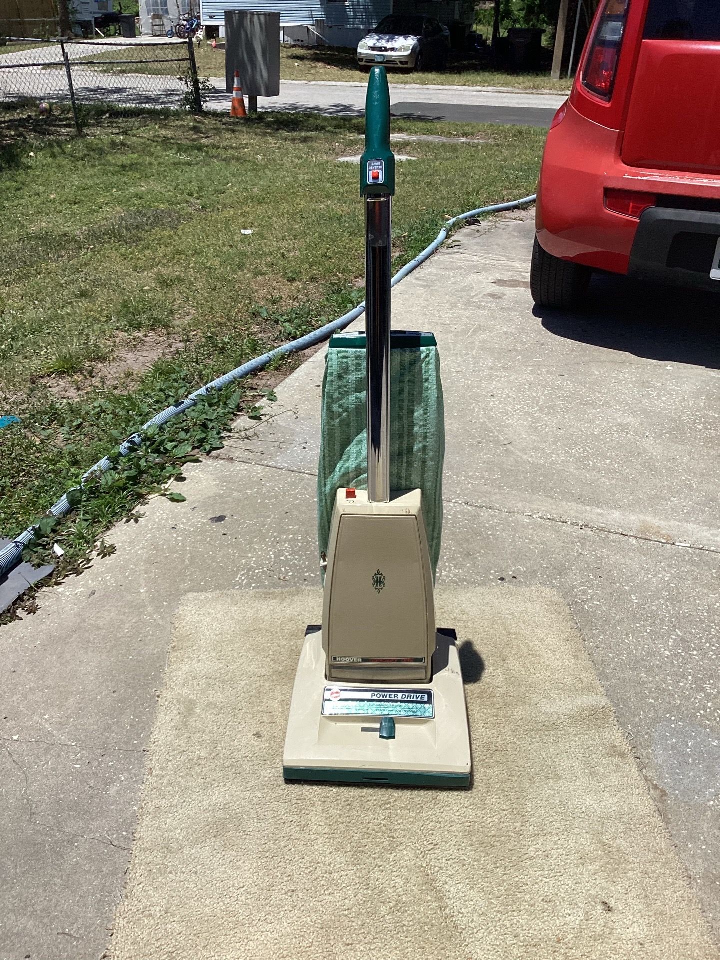 Hoover Concept one vintage vacuum with autodrive and self winding power cord