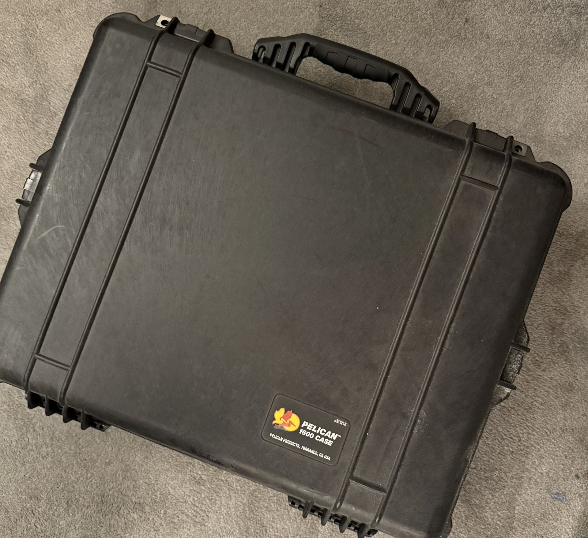 Black Pelican 1600 Case