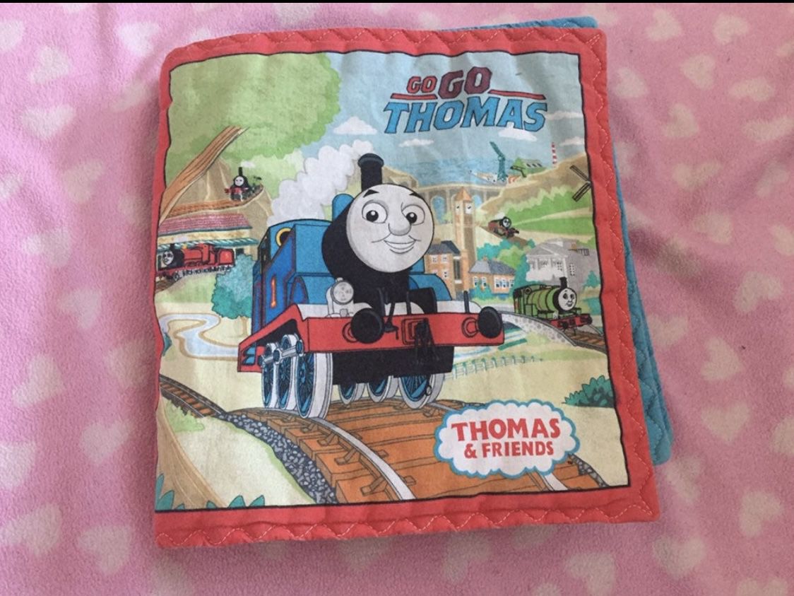 Go Go Thomas The Train Cloth Book Soft Pages For Babies & Toddlers Christmas Toy