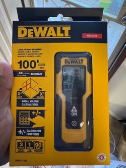 DeWalt Laser Distance Measurer 100ft DWHT77100