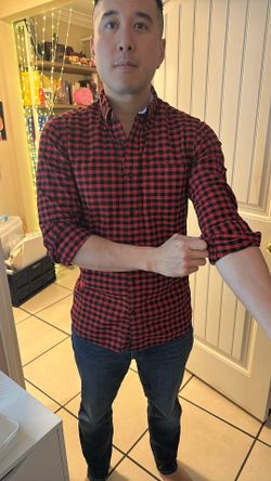 Men’s Slim Fit Collard Button Up