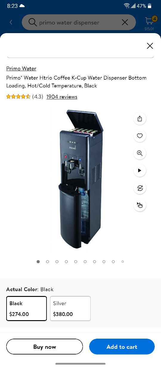 Primo Water Dispenser With Keurig 