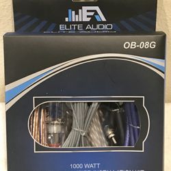 New Elite Audio 8 Gauge Complete Car Audio Amplifier Installation Kit 🔊🤑