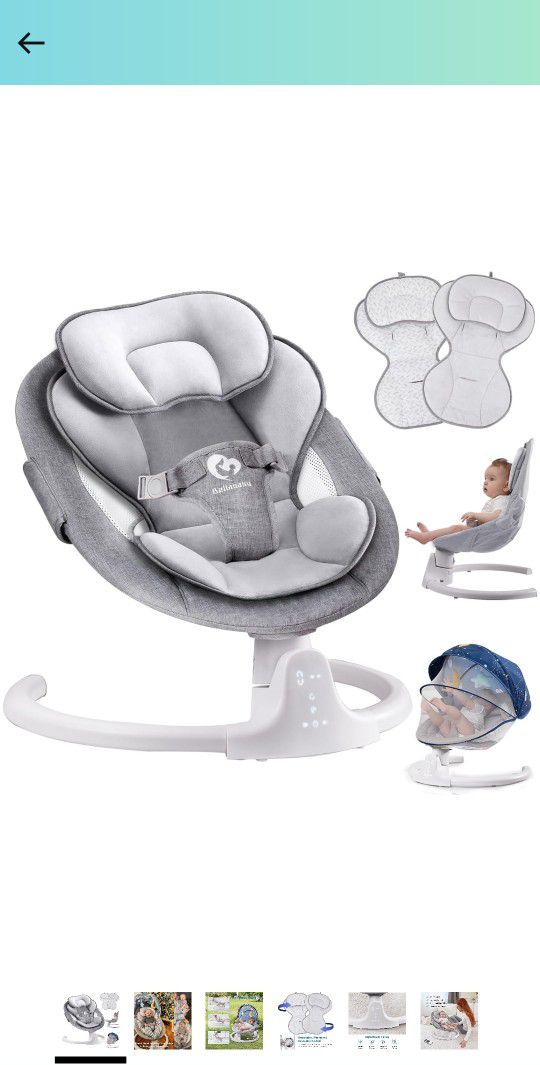 Baby swing with Bluetooth