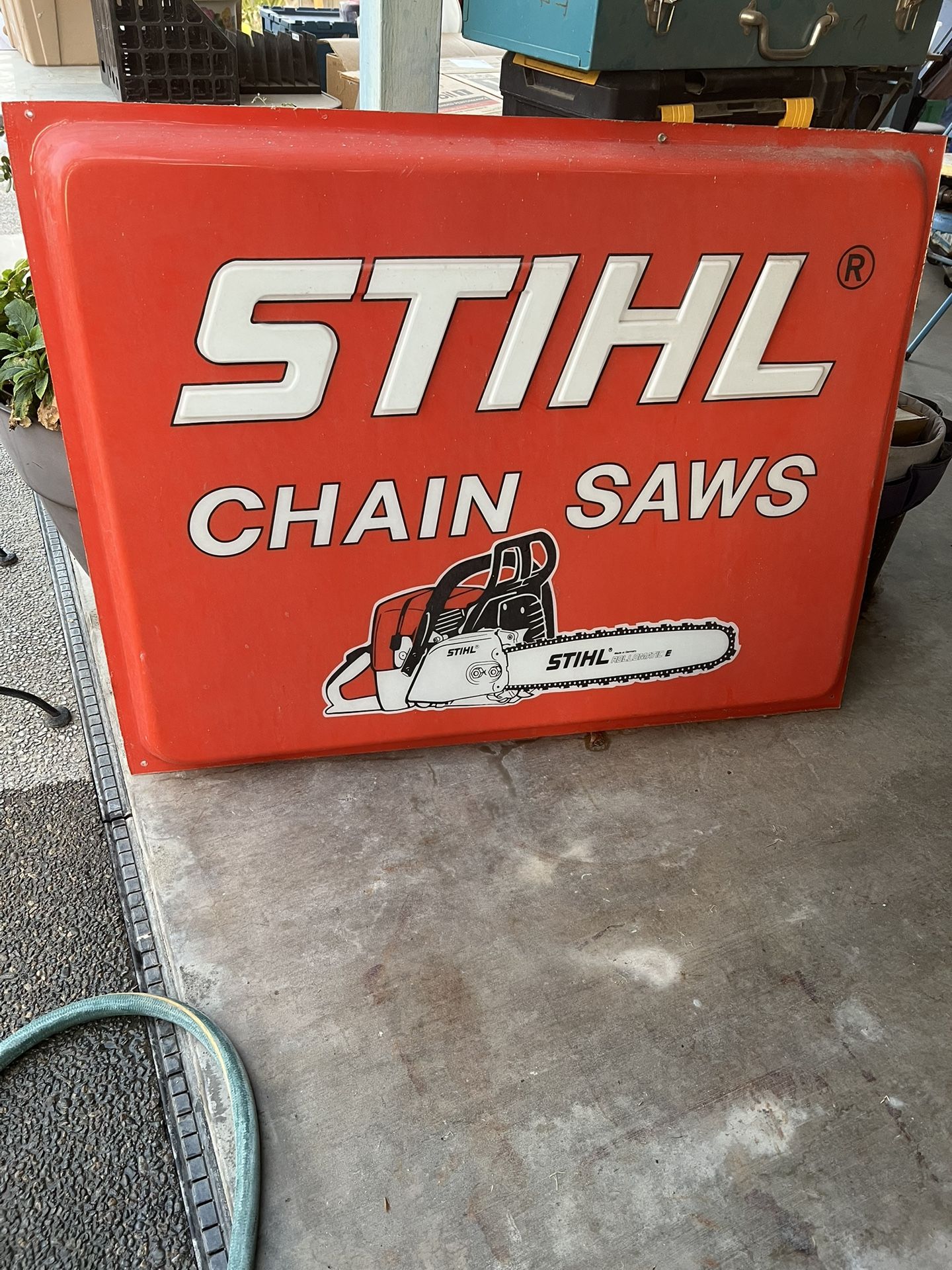 Sthil Plastic Cover Sign