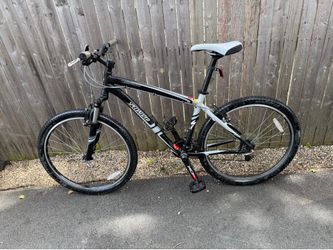 Black and Grey Specialized Hardrock Mountain Bike