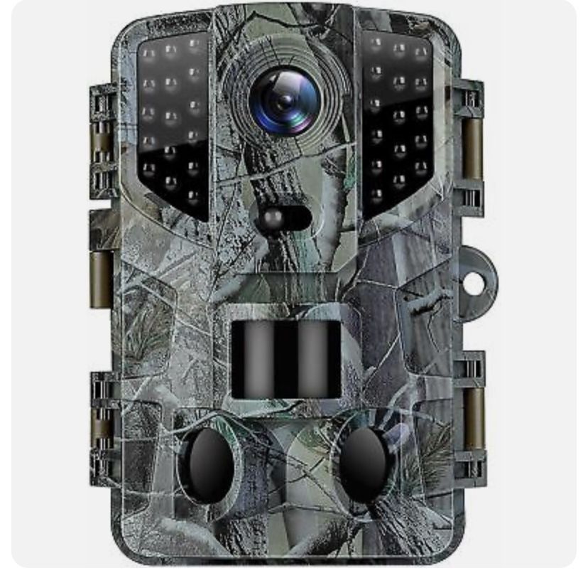 VanTop Ninja 1 Trail Camera 20MP 1080P Hunting Game Cam with Motion Activated Night Vision, Waterproof Scouting Camera with 3 Infrared Sensors, 120° D