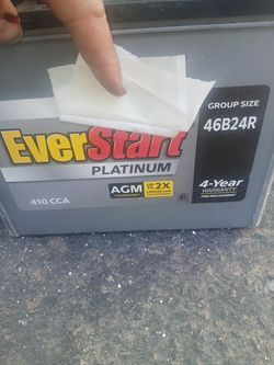 Car battery 410cca