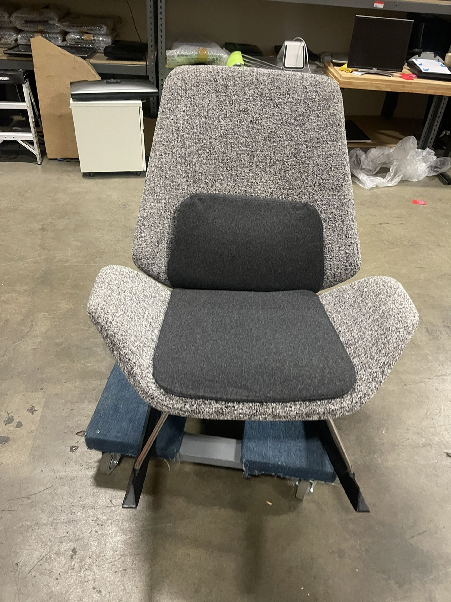 High End Gray Rocking Chair!