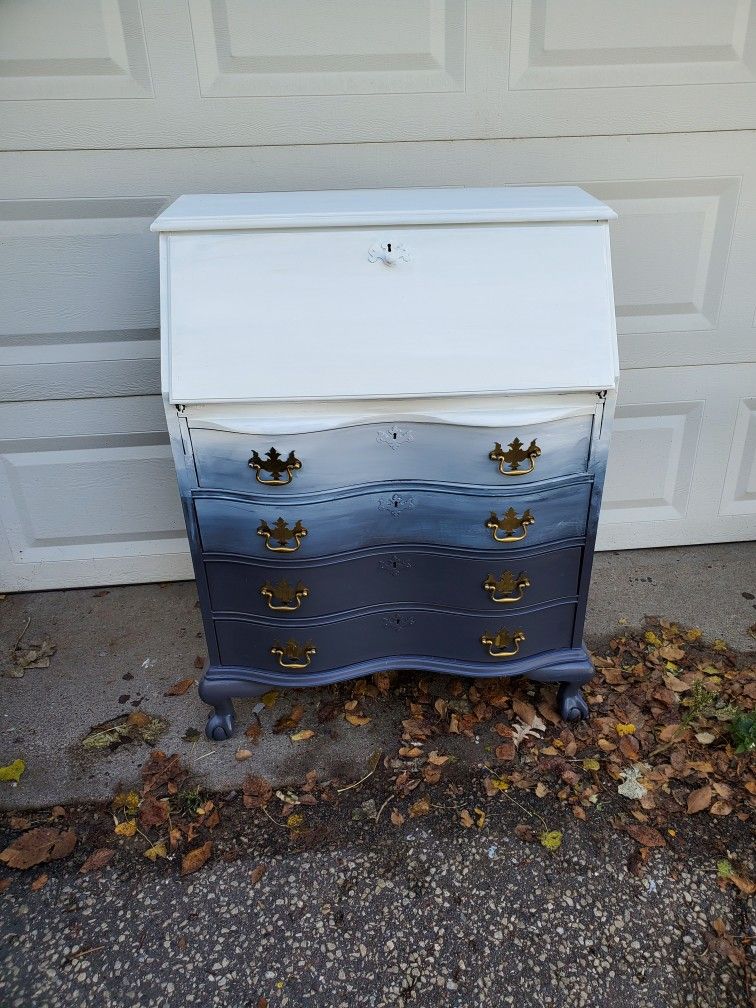 Gorgeous Ombre Secretary Desk 