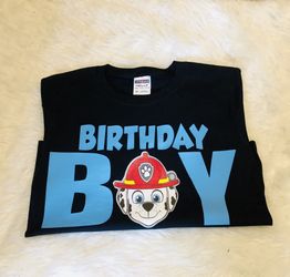 Paw patrol birthday shirt