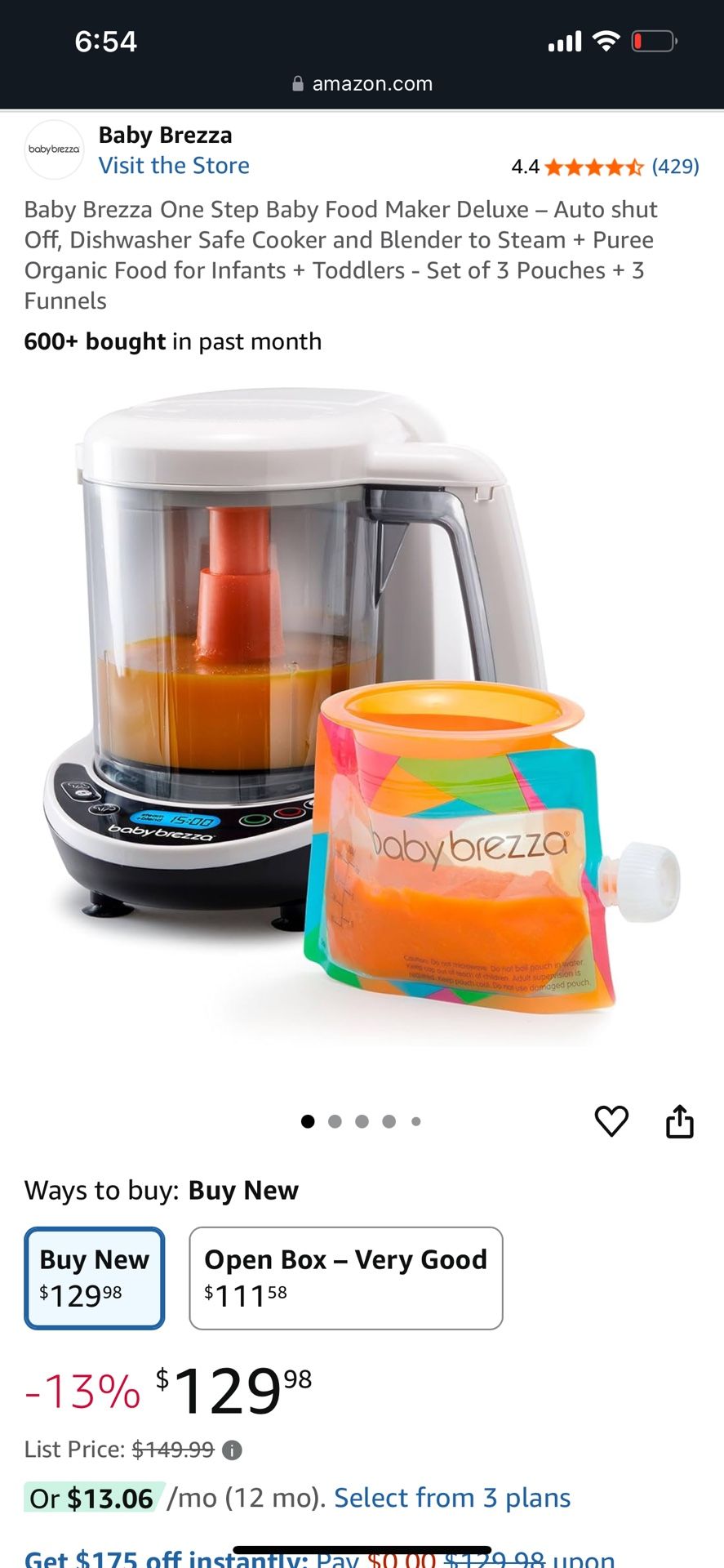 Baby Brezza Food Maker