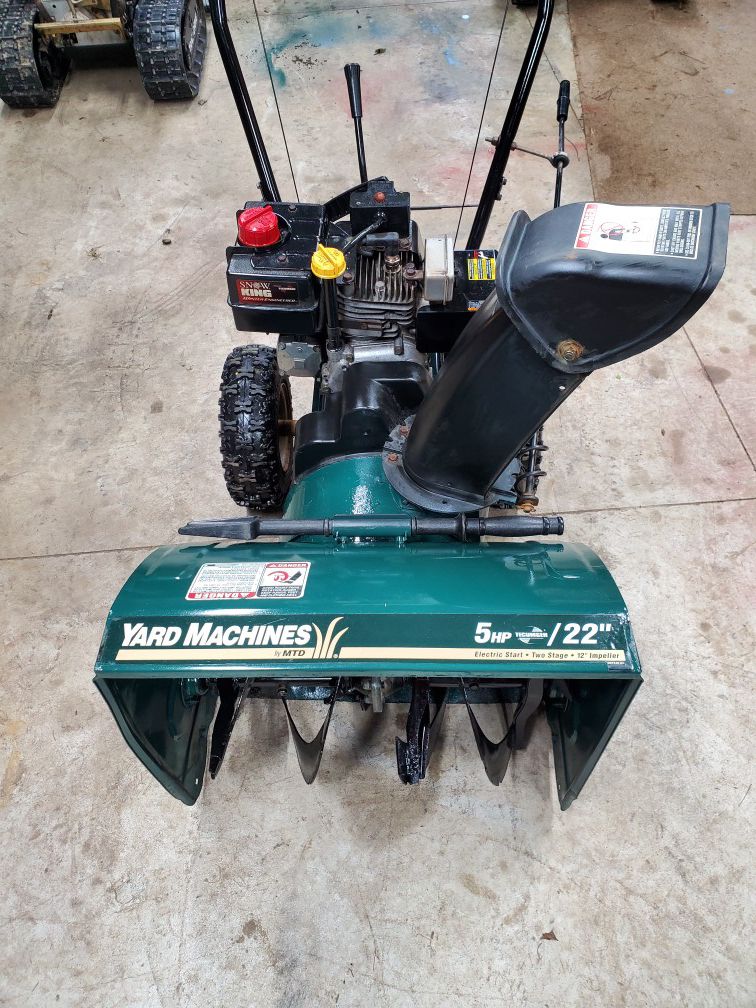 Snowblower 5hp 22inches wide electric start
