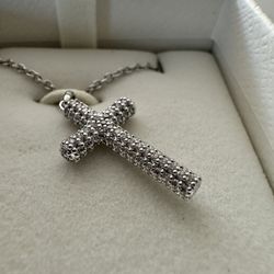 Swarovski Pave Cross Necklace 