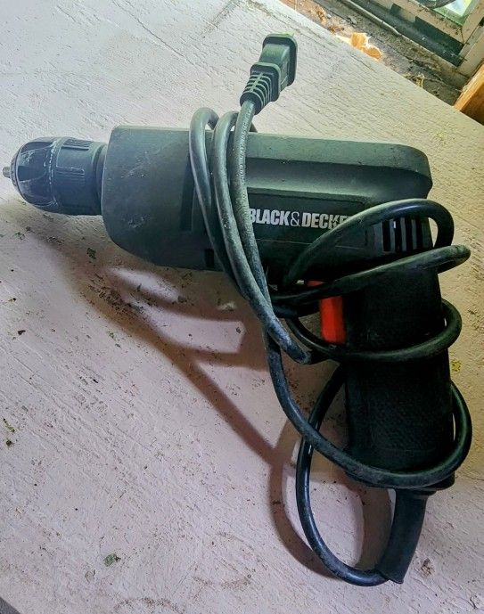 Black & Decker Corded Power Drill Corded 