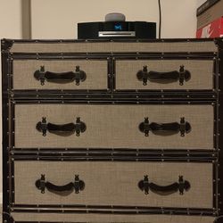 Vintage Trunk 4 Drawer Dresser