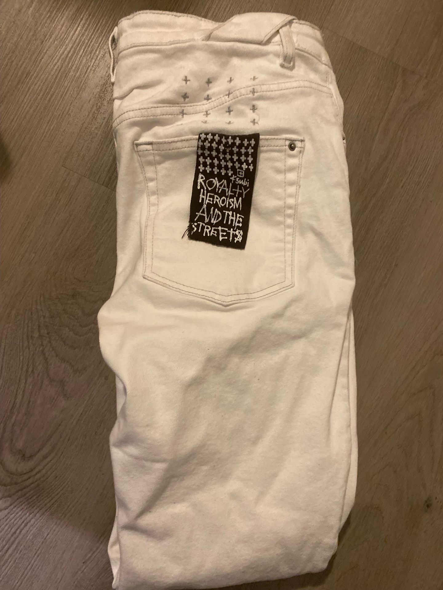 White ksubi jeans  