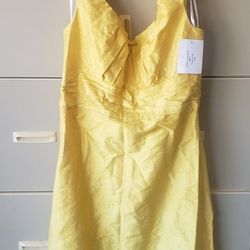 Size 12 Yellow Dress With Tags