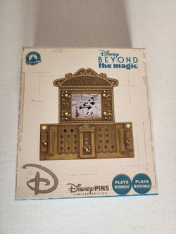 2026 Disney - D23 Marketplace - Steamboat Willie Pin - LE 100 - Sound And Video!