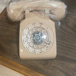 Vintage Rotary Phone With Box 