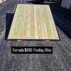 7x8 Tilt Trailer Toy Hauler