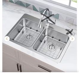 BRAND NEW IN BOX STAINLESS STEEL SINK 