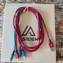 4 in 1 USB fast charger