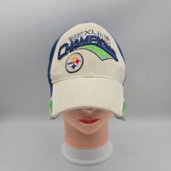 Reebok Super Bowl XLIII (43) Champions Pittsburgh Steelers Hat. 8