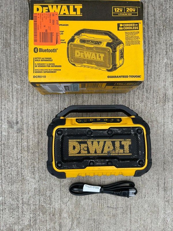 Dewalt 20v Max Radio Bluetooth Speaker Bocina
