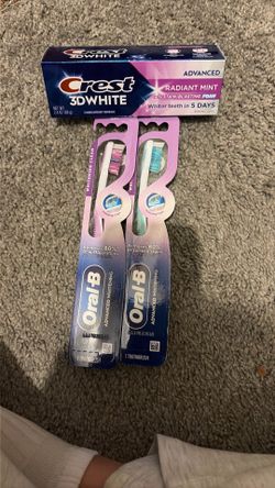 Oral b and crest vocal products