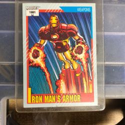 Iron Man 1991 Marvel Card