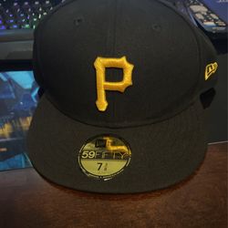 Pirates Fitted Hat 7 3/8