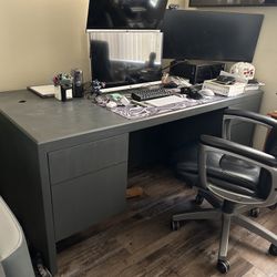 Large Executive Office Desk - Real Wood