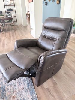Recliner chair glide, dark brown