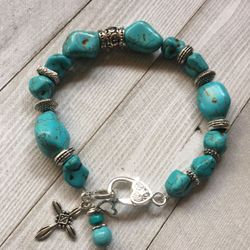 Blue turquoise bracelet!