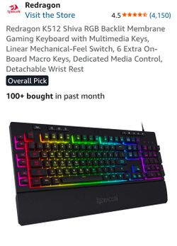 Red Dragon K512 Shiva RGB Gaming Keyboard