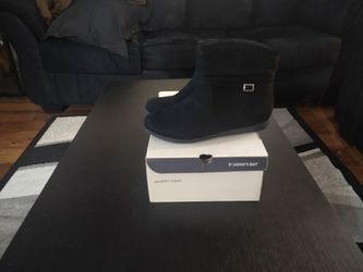 Black Suede Women Boots Size 8.5 