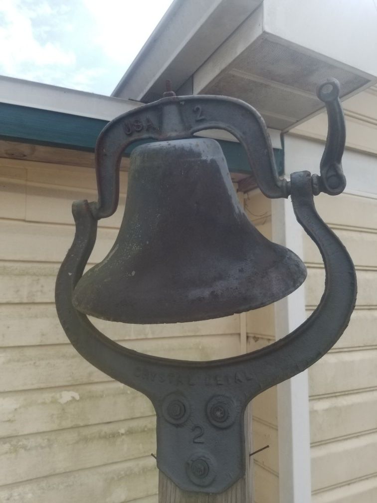 Crystal Metal #2 USA Farmhouse School Church Bell
